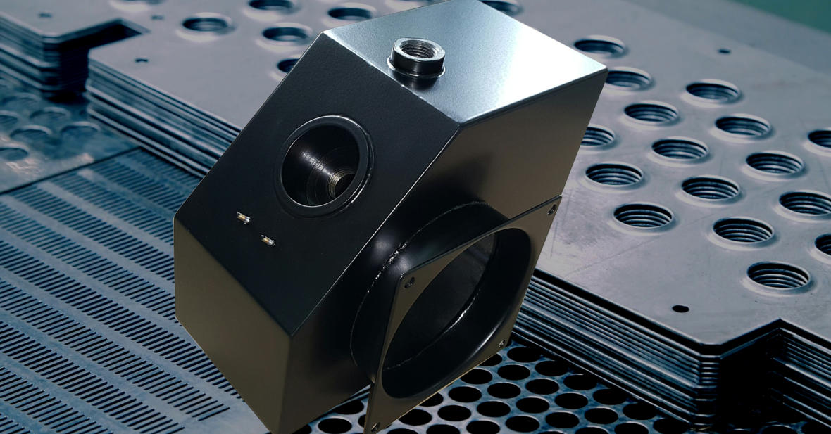 Metallbehälter fuer hydraulik und fluiden